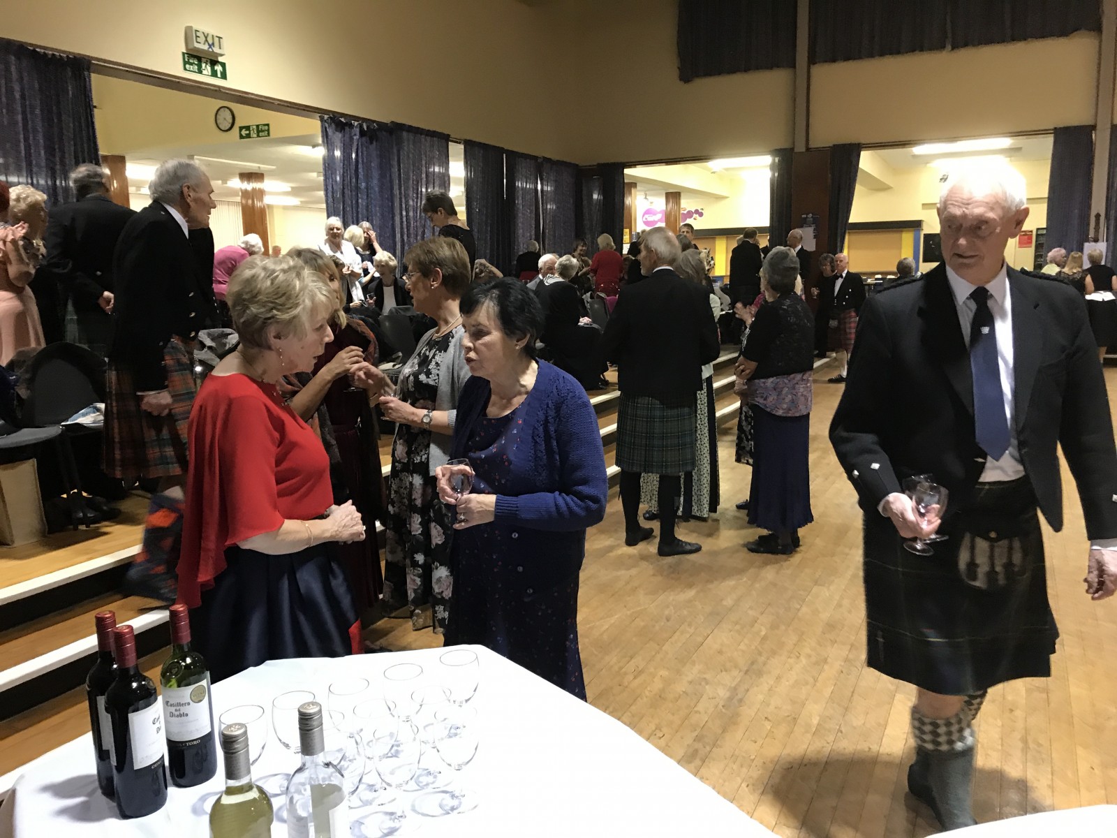 The wine reception
