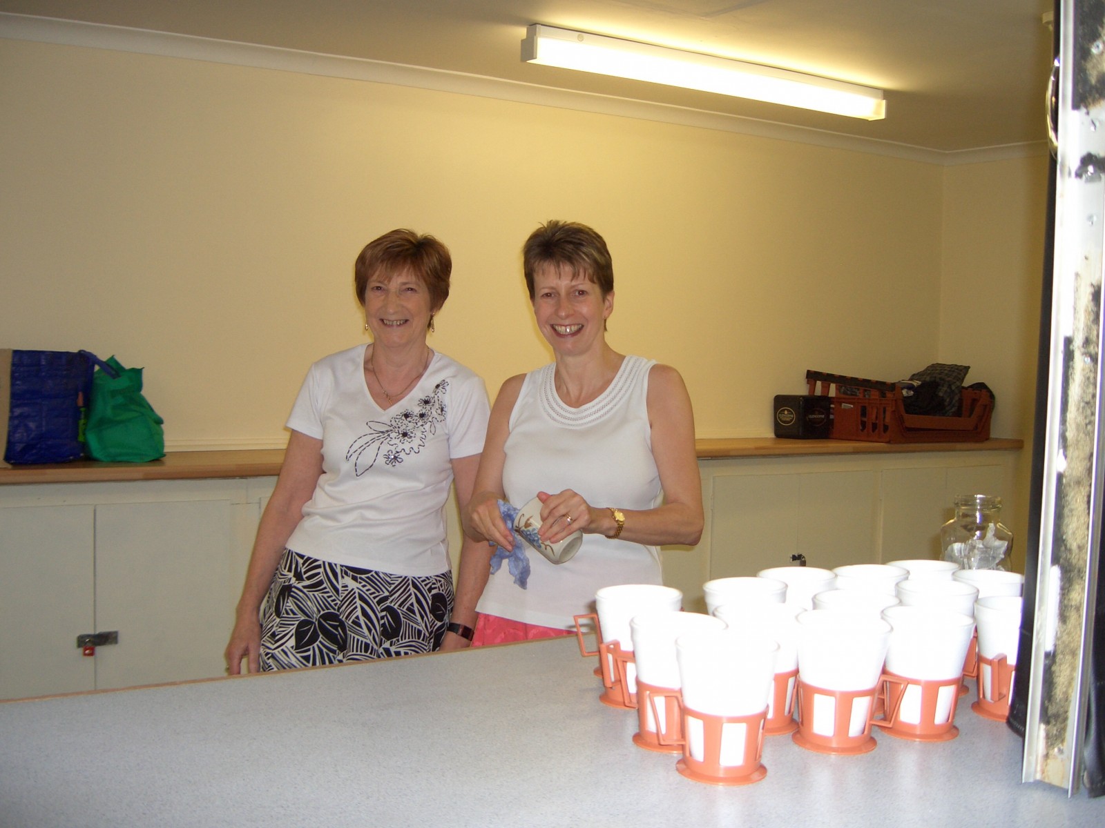 The ladies in the kitchen