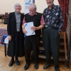 George with 2 former Branch Chairpersons - Rachel Fenwick and Alan Briers