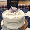 A special cake made by Linda Shankland